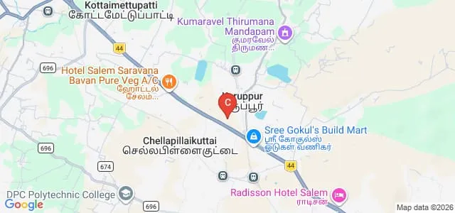 Government College of Engineering, Salem Map