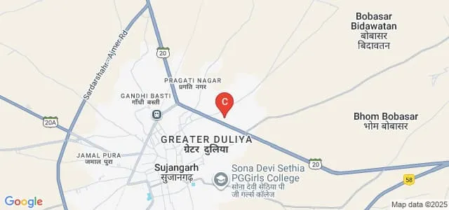 Master Bhanwarlal Meghwal Government Girls College, Sujangarh Map