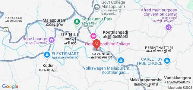 Government Arts and Science College For Women, Malappuram Map