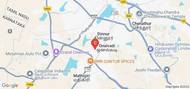 Government Arts and Science College, Hosur Map