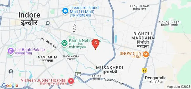 Daly College of Business Management, Indore Map