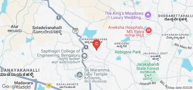 RR College of Pharmacy, Bangalore Map