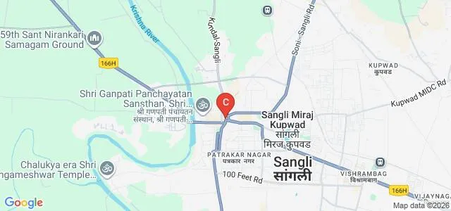 Bharati Vidyapeeth's New Law College, Sangli Map