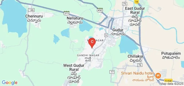 SKR Government Degree College, Gudur Map