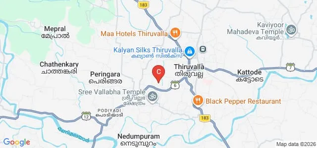 St Mary's Women's College for Teacher Education, Thiruvalla Map