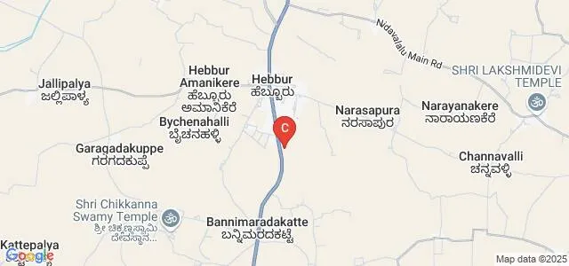 Government First Grade College, Hebbur Map