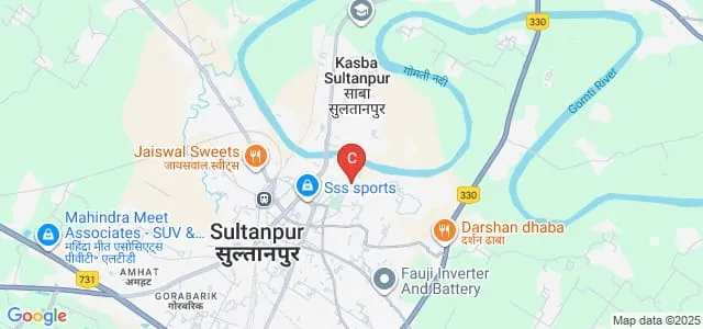 Rana Pratap Post Graduate College, Sultanpur Map