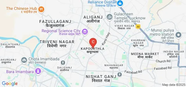 Wisdom School of Management, Lucknow Map