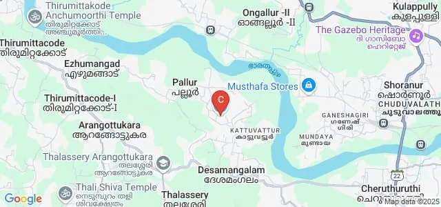 Malabar College of Engineering and Technology, Thrissur Map