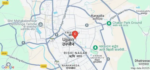 Sandipani Commerce College, Ujjain Map
