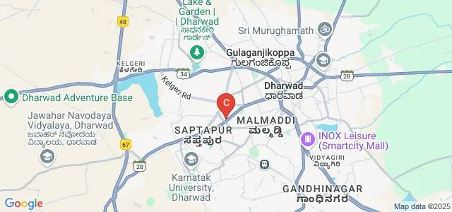 Shri Satya Sai Institute of Home Science for Women, Dharwad Map