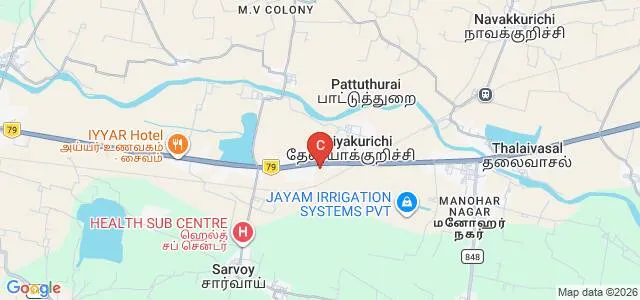 Tagore College of Education, Salem Map