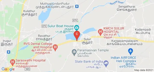 RVS Institute of Higher Education Engineering College, Chennai Map