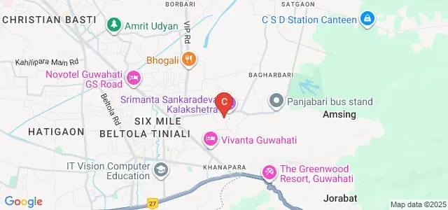 BRM Government Law College, Guwahati Map