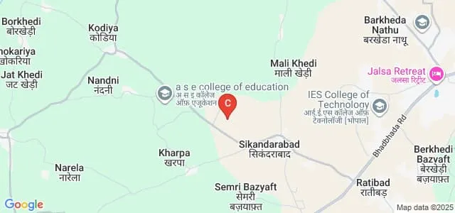 Eurasian Institute of Management, Bhopal Map