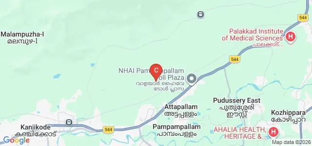 VV College of Science and Technology, Palakkad Map