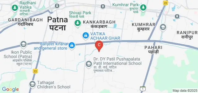 Patliputra College of Professional Education, Patna Map