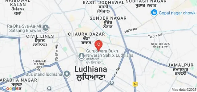 College of Nursing, Christian Medical College, Ludhiana Map