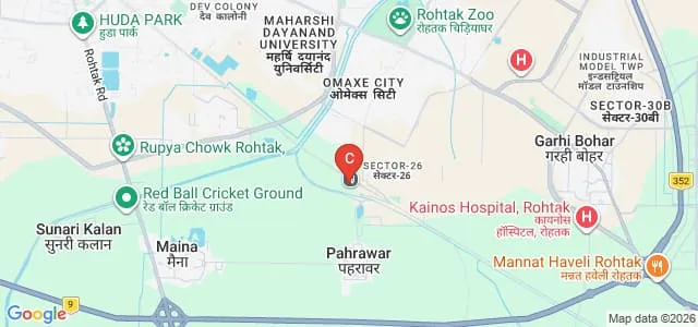 Indus College of Education, Rohtak Map