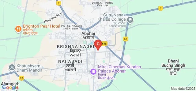 Government College, Abohar Map