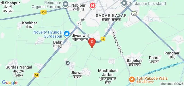 Baba Hazara Singh Polytechnic, Gurdaspur Map