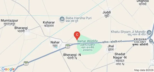 Government College, Nahar Map