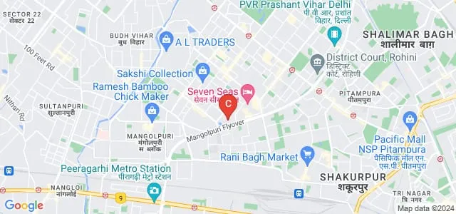 Jagan Institute of Management Studies, Rohini Map