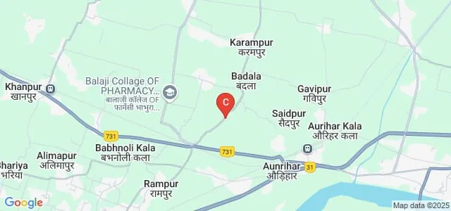 Shri Meghabaran Singh Mahavidyalaya, Ghazipur Map