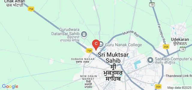 Guru Nanak College, Sri Muktsar Sahib Map