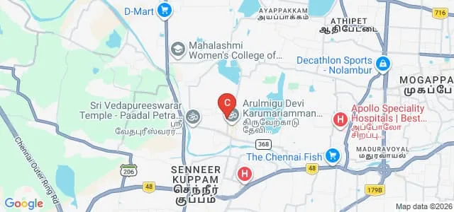 Saveetha School of Management, Chennai Map