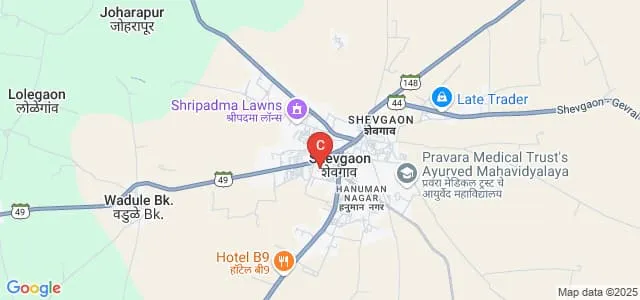 Ahmednagar Jilha Maratha Vidya Prasarak Samaj's New Arts Commerce and Science College, Parner Map