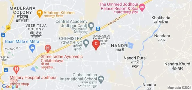 Bharat Women B Ed College, Jodhpur Map
