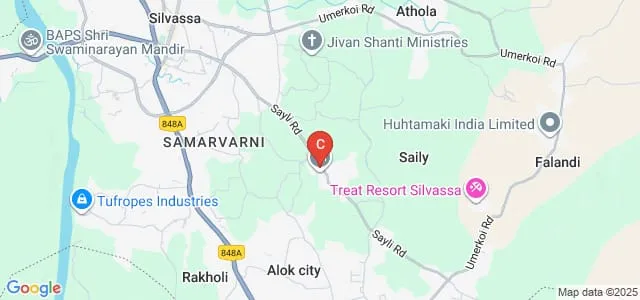 SSR Institute of Management and Research, Silvassa Map