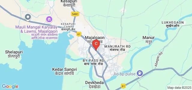 Sunderrao Solanke Mahavidyalaya, Majalgaon Map
