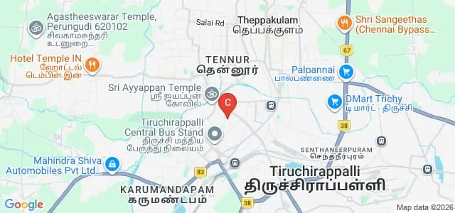 Kalai Kaviri College of Fine Arts, Tiruchirappalli Map
