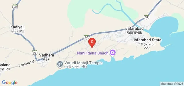 Government Arts and Commerce College, Jafrabad Map