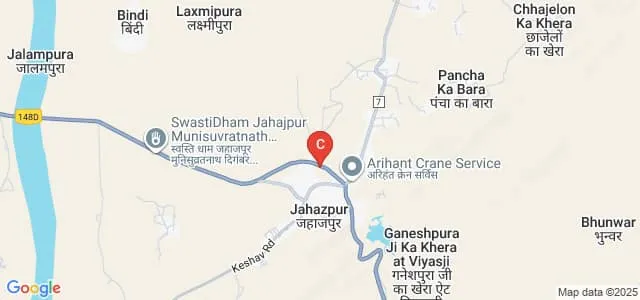 Government College, Jahazpur, Bhilwara Map