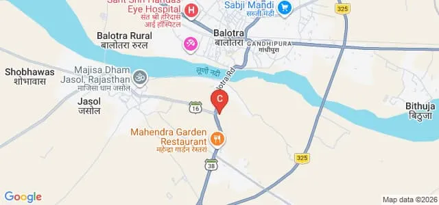 Moolchand Bhagwandas Rangwala Government PG College, Balotra Map