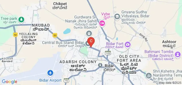 Sri Nanak Zeera Saheb College of Nursing, Bidar Map