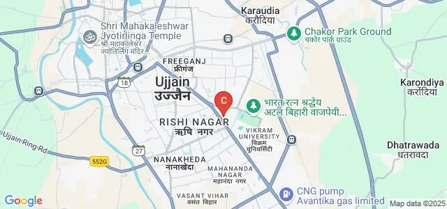 Bhartiya Gyanpeeth, Ujjain Map