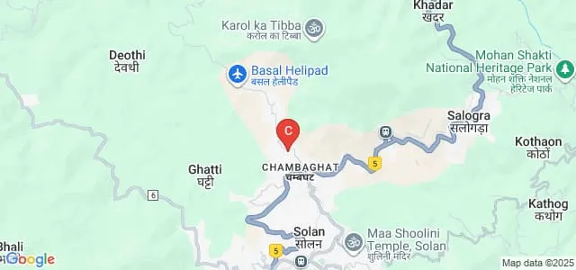 SHEDS College of Law, Solan Map