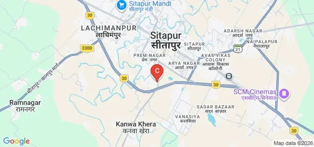 RMP Post Graduate College, Sitapur Map