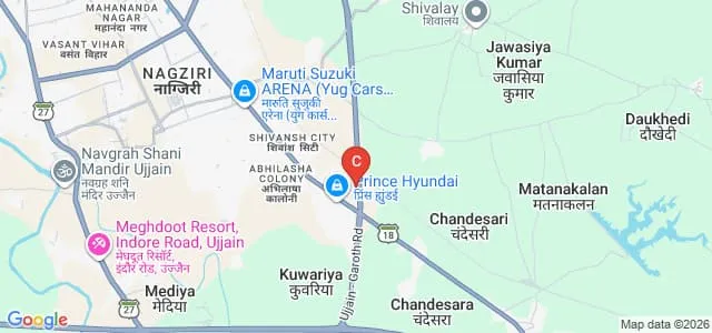 Nirmala College of Education, Ujjain Map