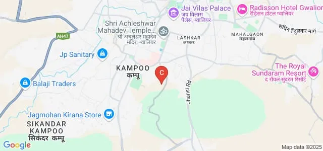 College of Life Sciences, Gwalior Map