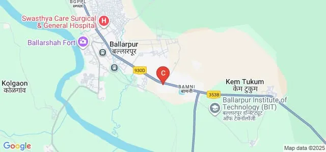 Guru Nanak College of Science, Ballarpur Map