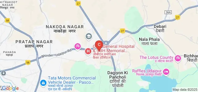 Pacific Institute of Technology, Udaipur Map