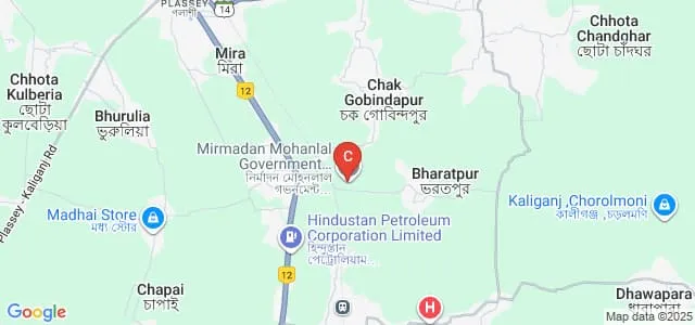 Mirmadan Mohanlal Government Polytechnic, Nadia Map