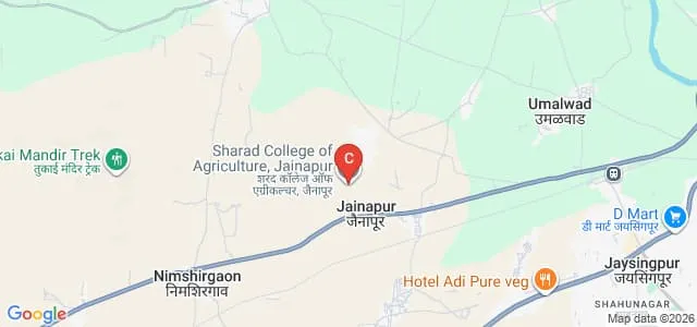 Sharad College of Agriculture, Jainapur Map