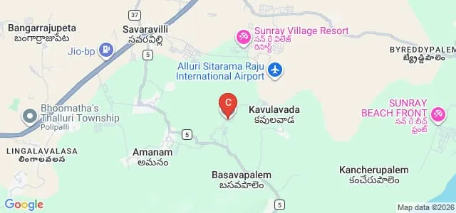 Avanthi's Research and Technological Academy, Bhogapuram Map