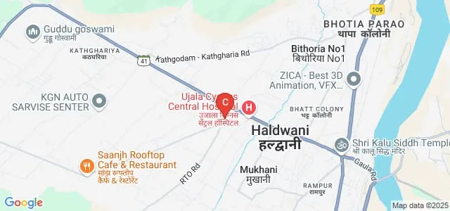 Durga Institute of Paramedical Science, Haldwani Map